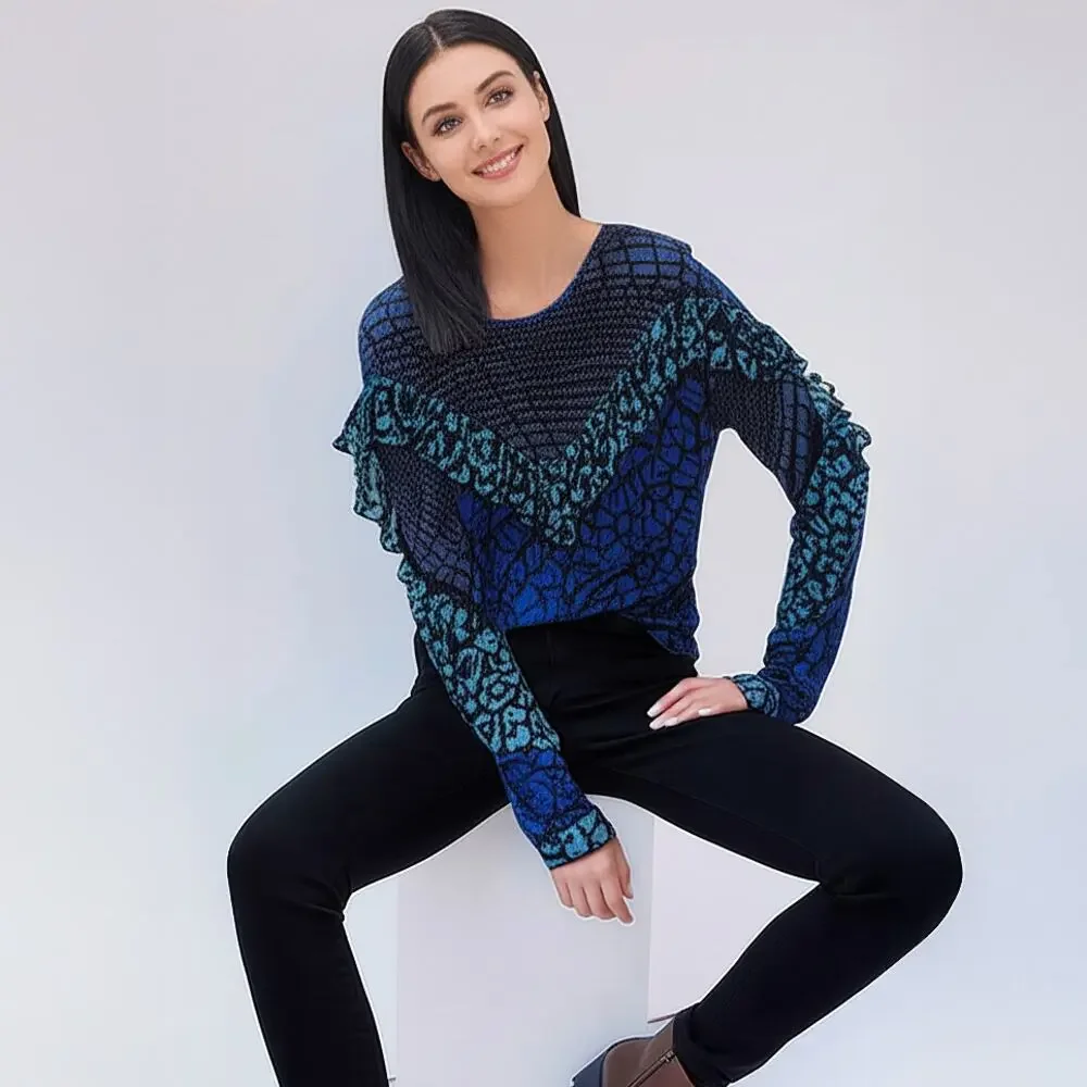Anthropologie Bl-nk London Ameera Ruffled Top - S - NWT